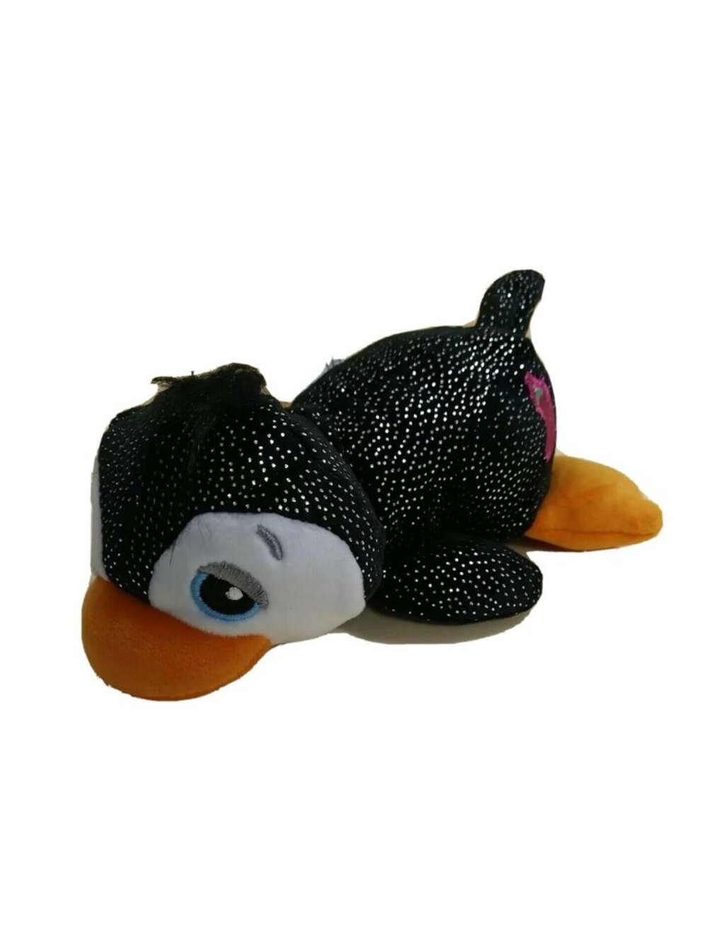 Cutetitos Penguinito Penguin Plush with Pepper Plush Black Silver NO TORTILLA